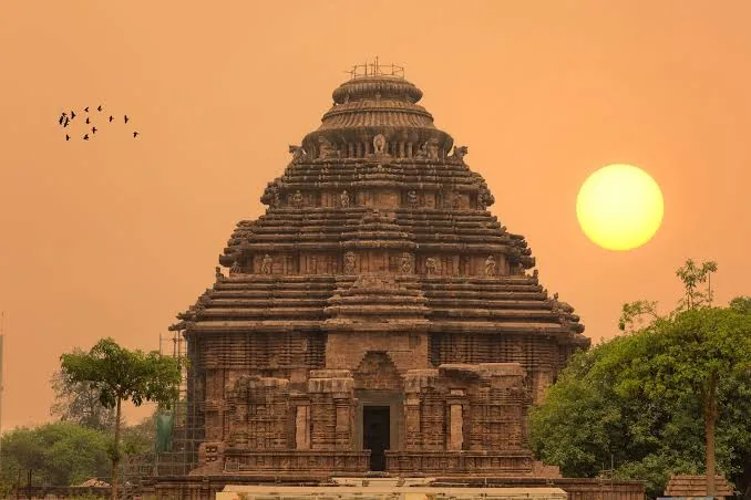 Konark Sun Temple stone chariot wheel